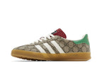 adidas x Gucci Gazelle Beige GG Monogram